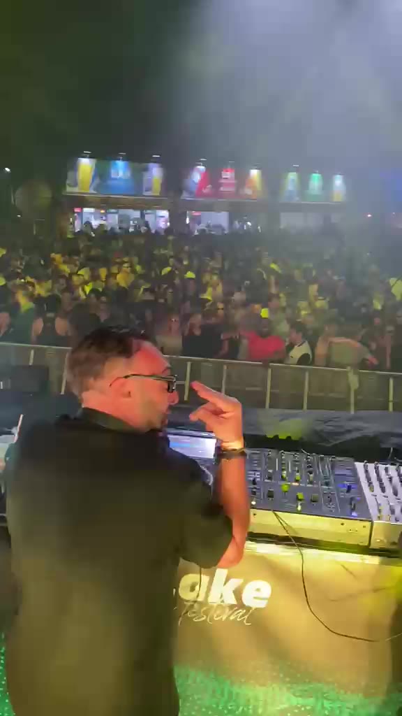 View from the decks at e-Lake Festival